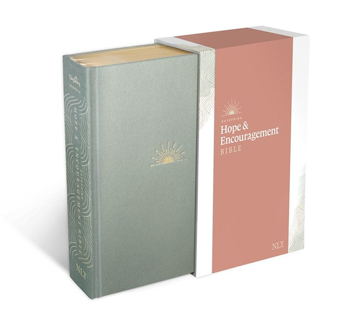 NLT Dayspring Hope &amp; Encouragement Bible-Seafoam Green Hardcover