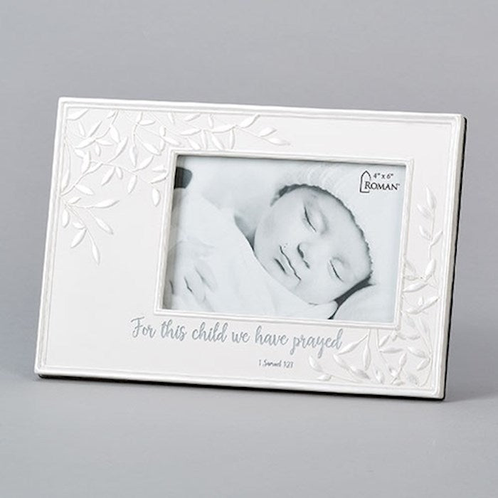 Frame-For This Child We Have Prayed (Holds 4 x 6) Horizontal