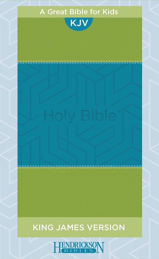 KJV Kids Bible-Blue/Green Flexisoft