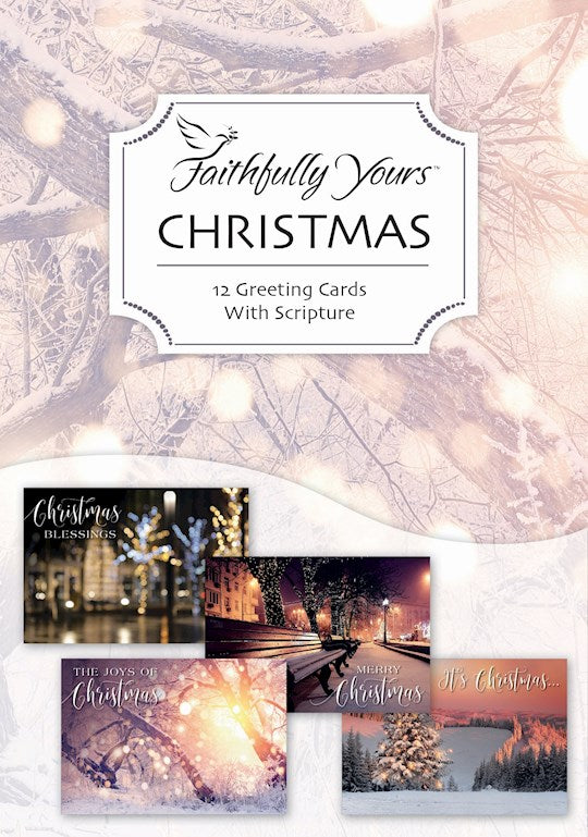 Boxed Card-Value-Christmas Illumination-Christmas Assorted (Box Of 12)