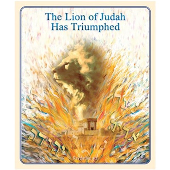 Throw Blanket-The Lion Of Judah Has Triumphed-Plush (50&quot; x 60&quot;) (