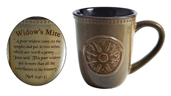 Mug-Widows Mite (15 oz)-Cream Stoneware (