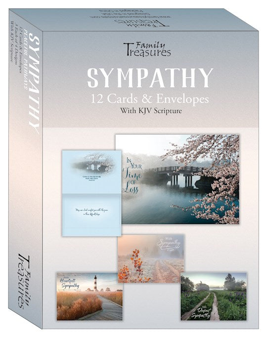 Boxed Card-Sympathy-Peaceful Pathways (Box Of 12)