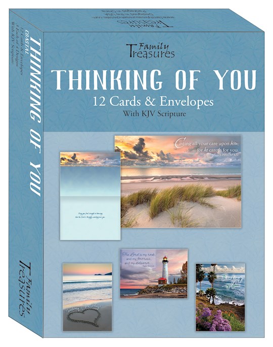 Boxed Card-Thinking Of You-Coastal (Box Of 12)