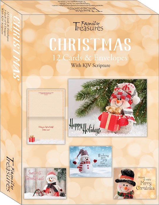Boxed Card-Christmas-Snowmen (Box Of 12)