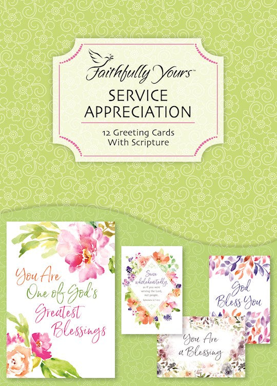 Boxed Card-Service Appreciation (Box Of 12)