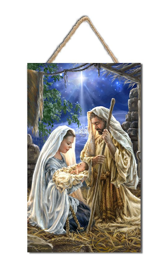 Sign-Christ The Lord w/Foil &amp; Glitter (6 x 10)