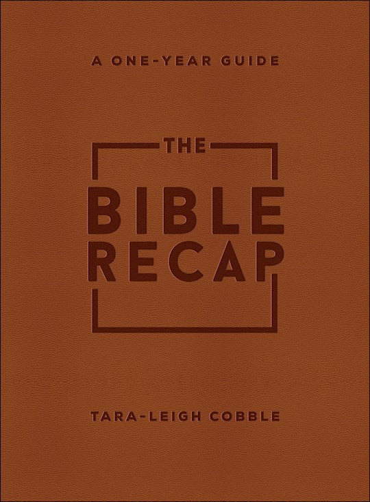 The Bible Recap (Deluxe Edition)-Brown Imitation Leather