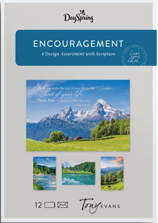 Boxed Card-Encouragement-Tony Evans (Box Of 12)-J5123