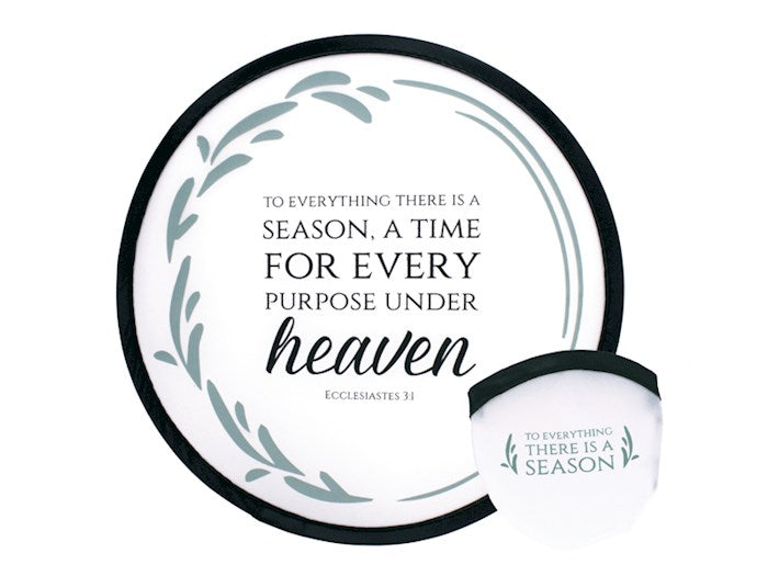 Foldable Hand Fan-There Is A Season (Pack Of 6)