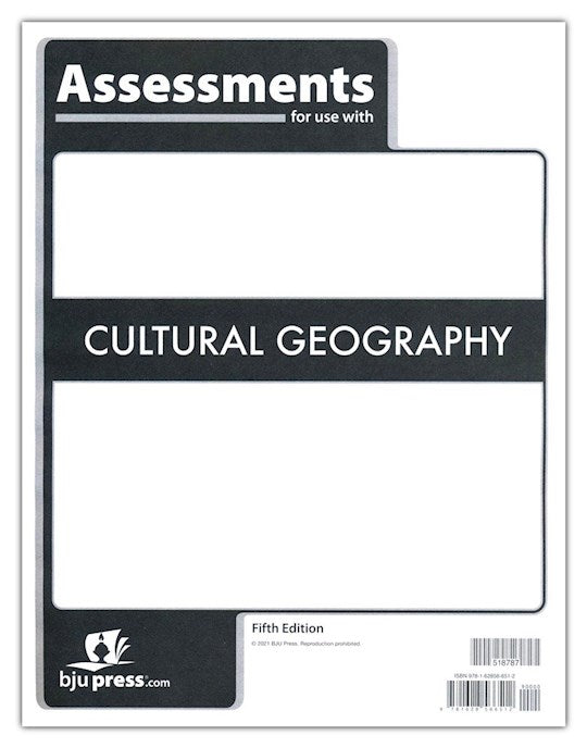 Cultural Geography Assessments 9 (5th Edition)