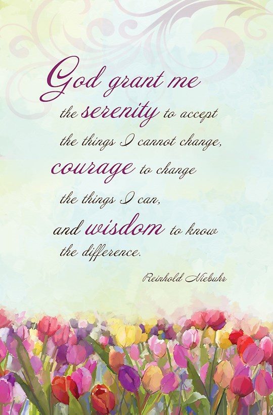 Bulletin-Serenity Prayer  (Pack Of 100)