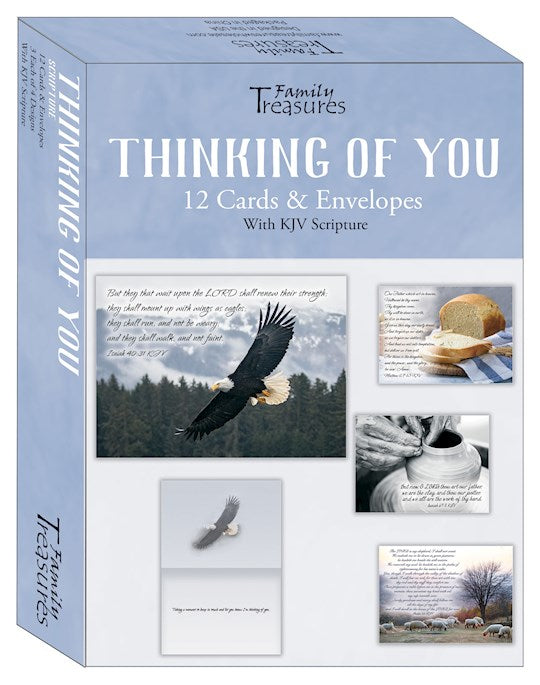 Boxed Card-Thinking Of You-Scripture (Box Of 12)