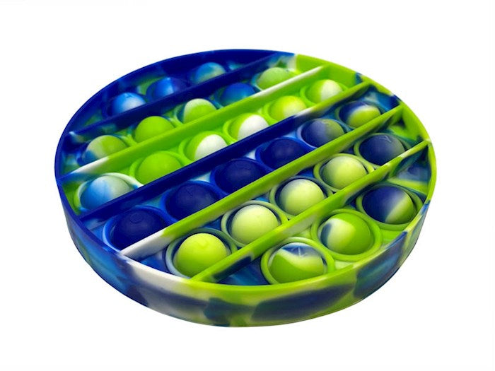 Peace Popper Circle-Green White &amp; Blue