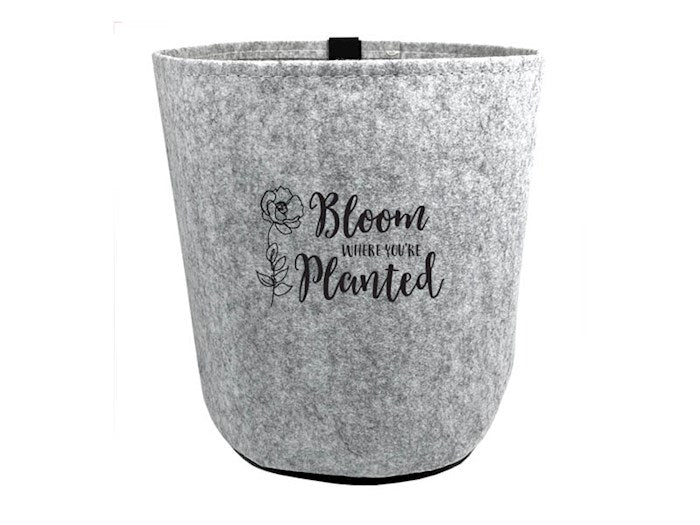 Grow Bag-Bloom w/Velcro Back-Gray (3 Gallon)