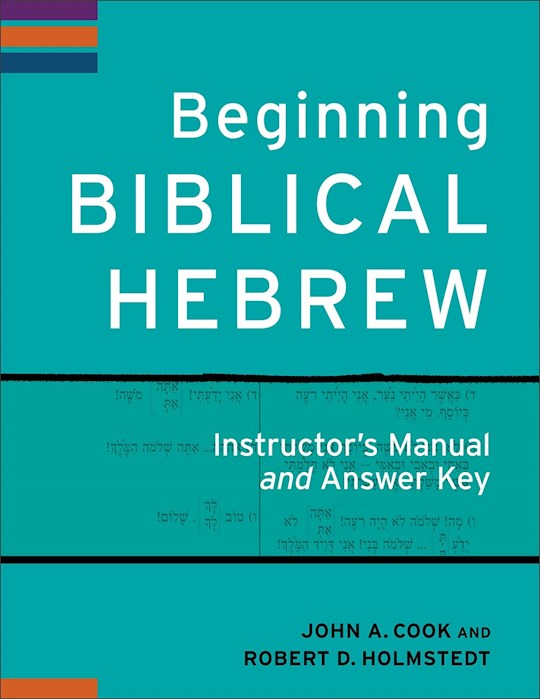 Beginning Biblical Hebrew Instructor&
