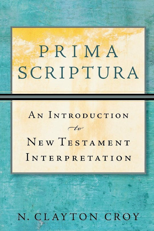 Prima Scriptura