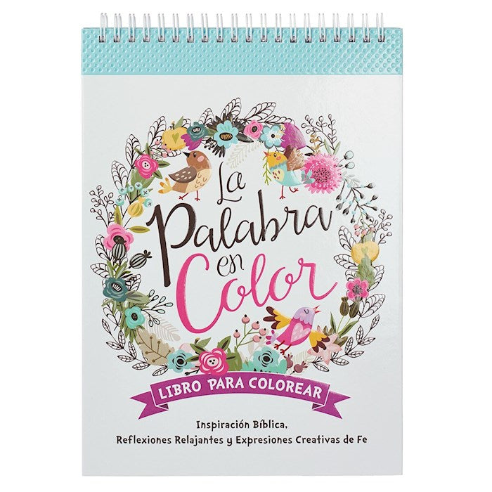 Libro para Colorear-La Palabra en Color (Coloring Book-The Word In Color-Wirebound)