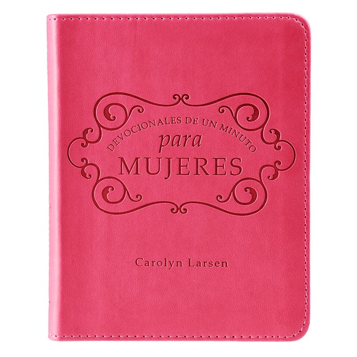 Devocionales de un Minuto para Mujeres (One Minute Devotions For Women)-Pink Imitation Leather