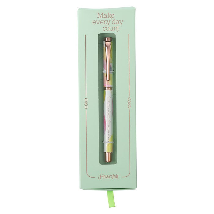 Pen in Gift Box-Citrus Leaves/Make Every Day Count