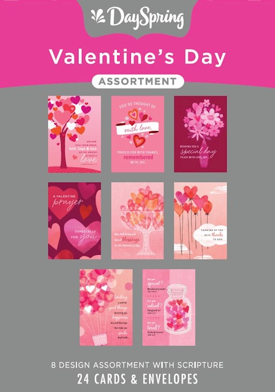 Boxed Card-Valentine-Assortment (Adult) (Box Of 24)-J7583