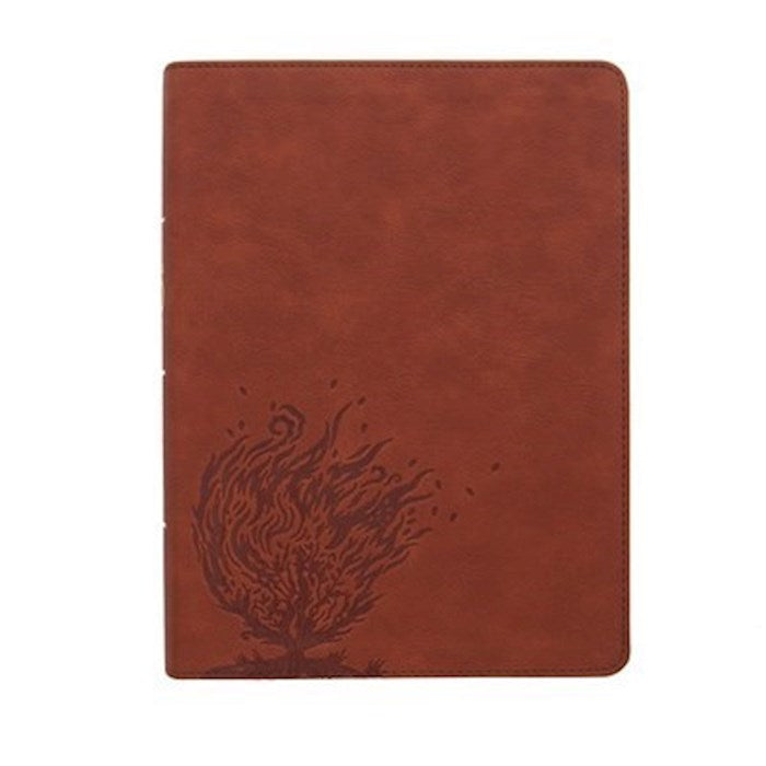 CSB Experiencing God Bible-Burnt Sienna LeatherTouch Indexed