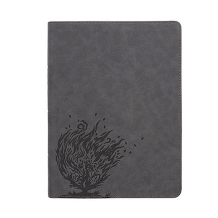 CSB Experiencing God Bible-Charcoal LeatherTouch Indexed