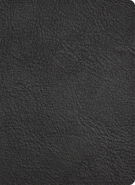KJV Study Bible (Full-Color) Holman Handcrafted Collection-Black Premium Goatskin