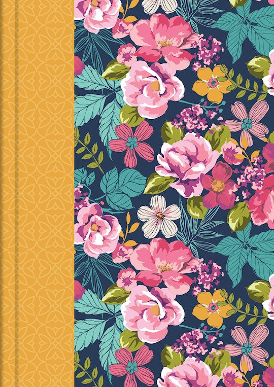 KJV Cross Reference Study Bible-Marmalade Blossoms Hardcover