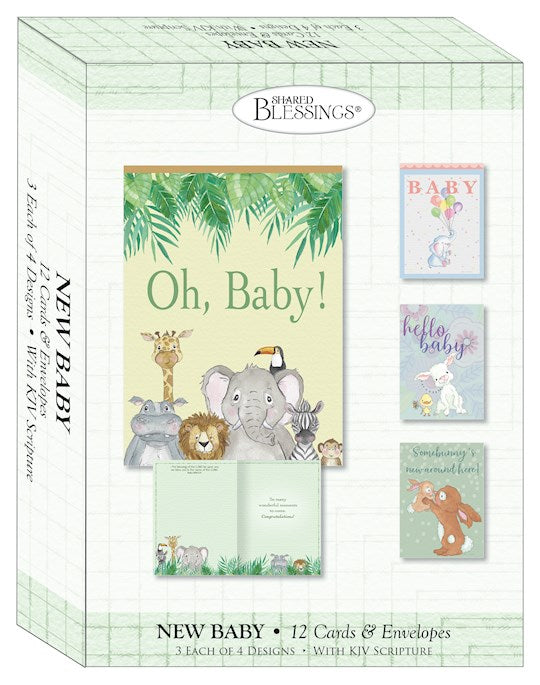 Boxed Card-Hello Baby! (Shared Blessings) (Box Of 12)