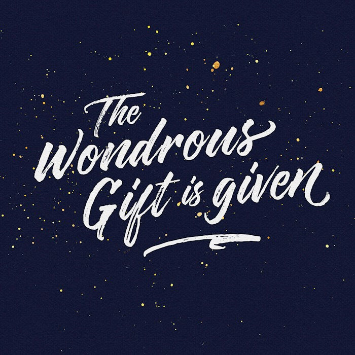 Boxed Cards: Pack of 6 (with env) - The wondrous gift is given