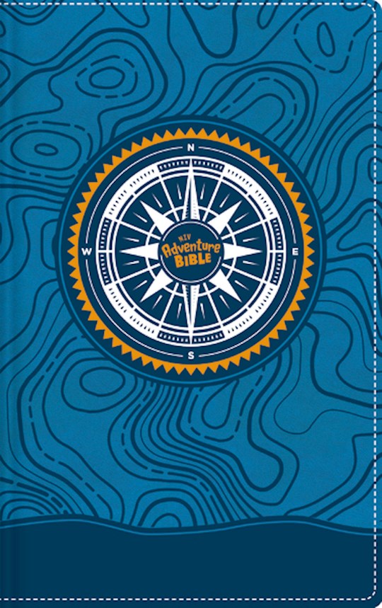 NIV Adventure Bible (Full Color)-Blue Leathersoft Indexed