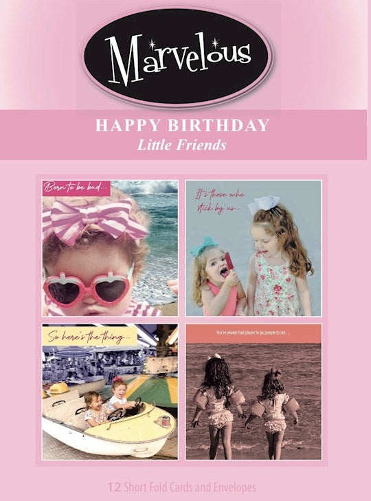 CARD-MARVELOUS LITTLE FRIENDS BIRTHDAY 