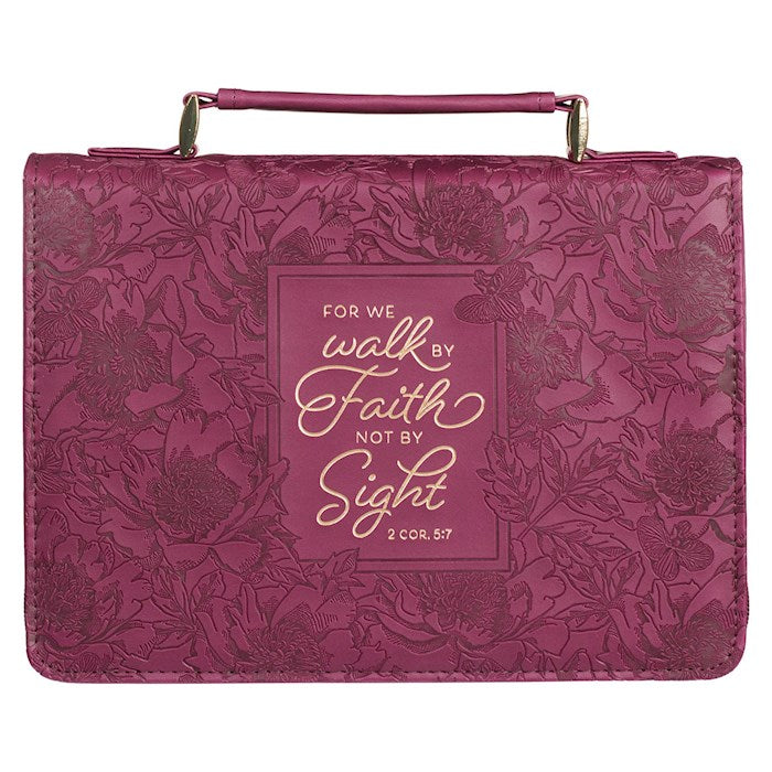 Bible Cover-Walk By Faith 2 Corinthinans 5:7-MED