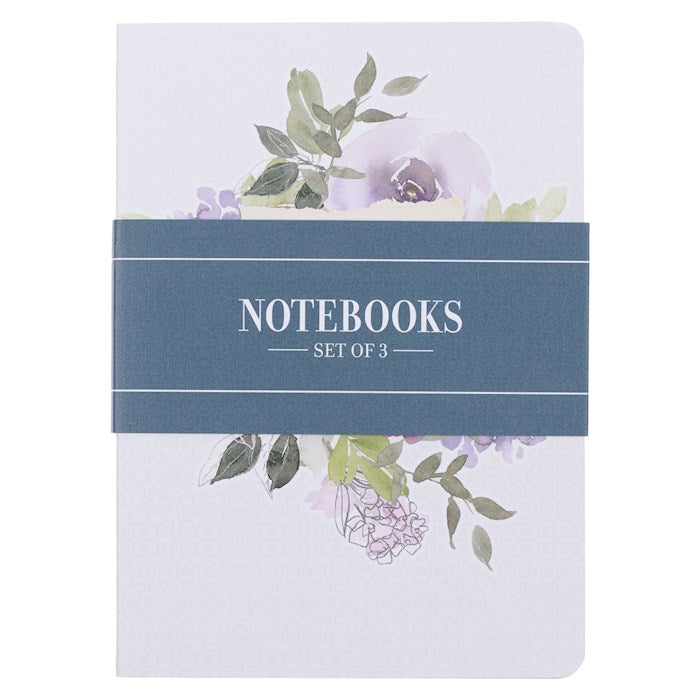 Notebook Set-Be Joyful in Hope Romans 12:12 (Set Of 3)
