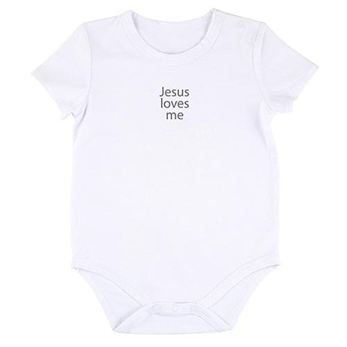 Baby-Snapshirt-Jesus Loves Me (6-12 mths)