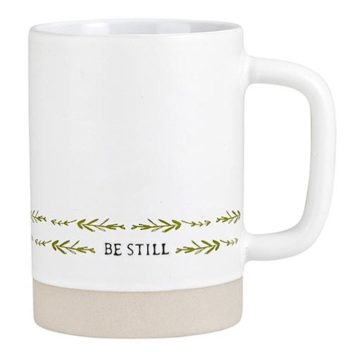 Mug-Signature-Be Still (4.75&quot;H 17 Oz)