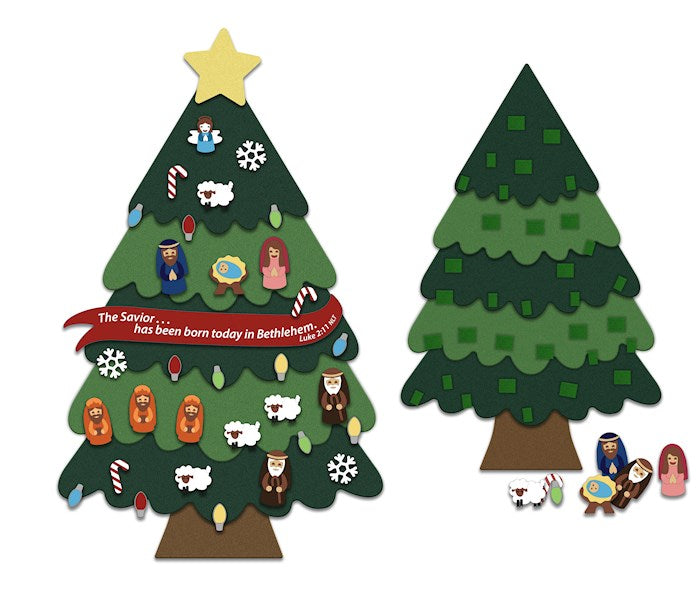 Felt Tree w/Ornaments Activity (Over 3 Feet Tall)