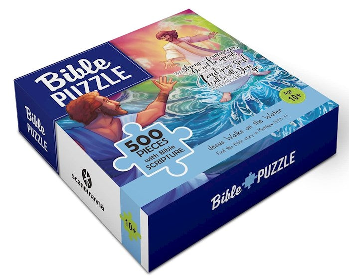 Puzzle-Jesus Walks On Water (24&quot; x 14&quot;) (500 Pieces)