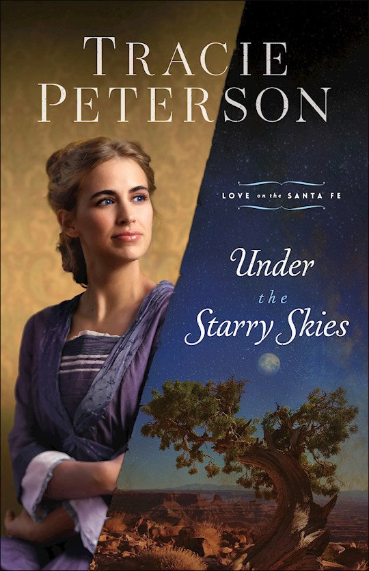 Under The Starry Skies Large Print (Love On The Santa Fe) (LSI)