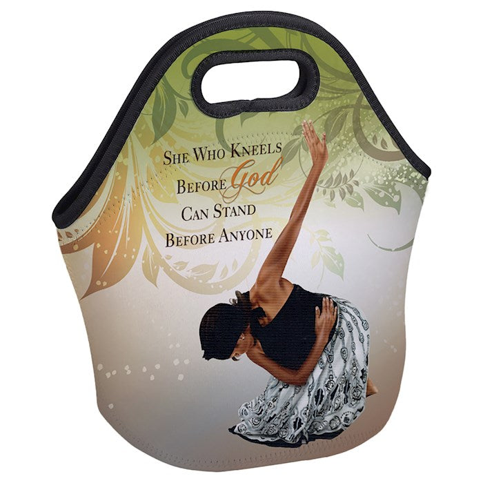 Insulated Lunch Bag-She Who Kneels (11.5&quot;W x 12&quot;H x 6.75&quot;D)