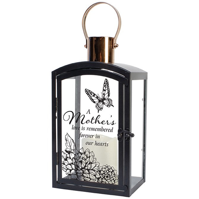 Lantern w/LED Candle &amp; Timer-Mother&