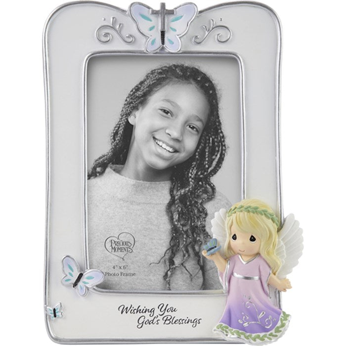 Photo Frame-Angel w/Butterfly-Wishing You God&