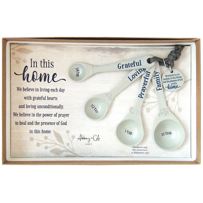 Measuring Spoons-In This Home (Set Of 4)