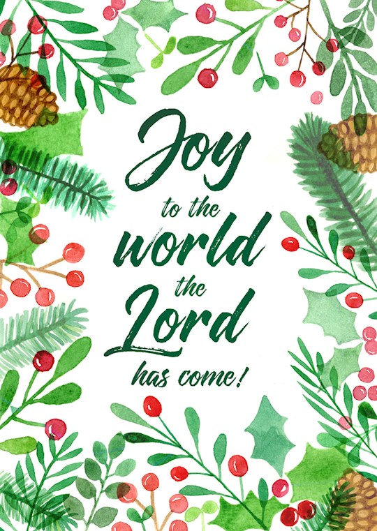 Boxed Cards: Pack of 6 (with env) - Joy to the World