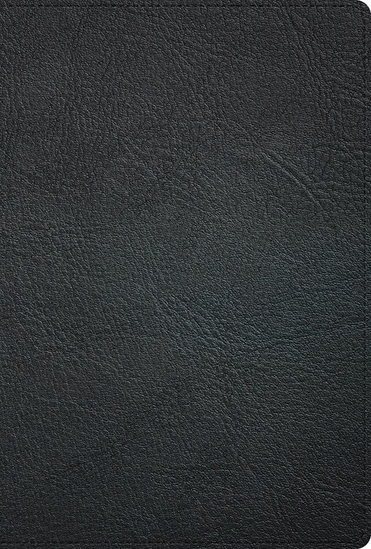RVR 1960 Biblia Deluxe (Deluxe Bible Holman Handcrafted Collection)-Black Premium Goatskin