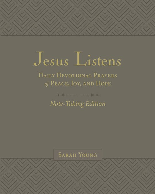 Jesus Listens Note-Taking Edition-Gray Leathersoft