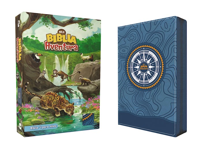 NBLA Biblia Aventura (Adventure Bible)-Blue Leathersoft