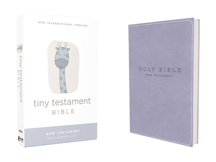 NIV Tiny New Testament Bible (Comfort Print)-Blue Leathersoft