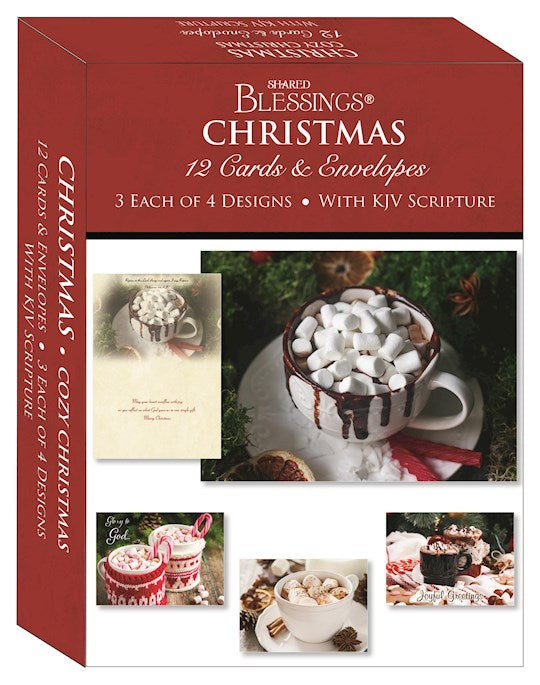 Boxed Card-Christmas: Cozy Christmas Assortment (Shared Blessings) (Box Of 12)